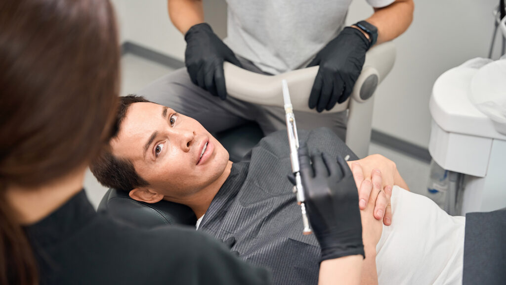 IV sedation vs local anesthesia for oral surgery